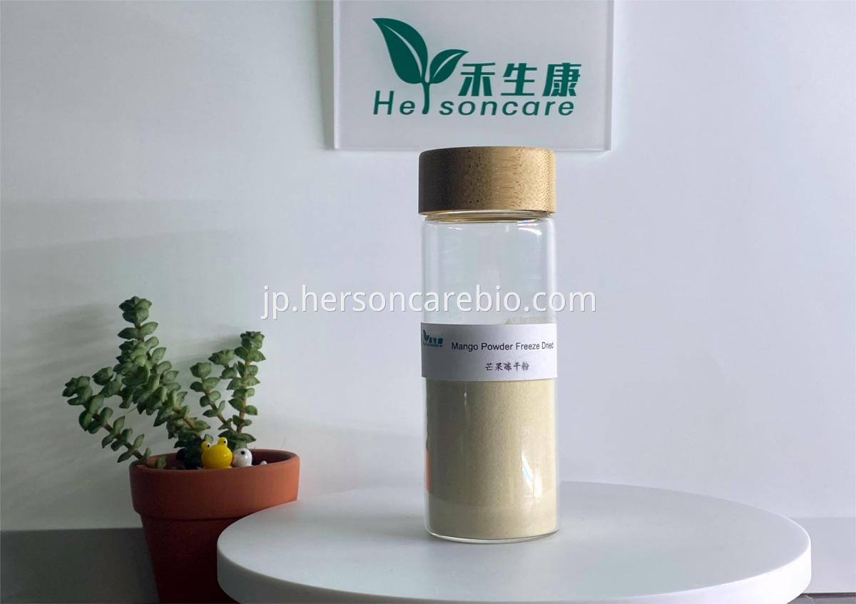 ドライマンゴーパウダーをフリーズします2 Freeze Dried Mango Powder Applications in Food and Beverage
